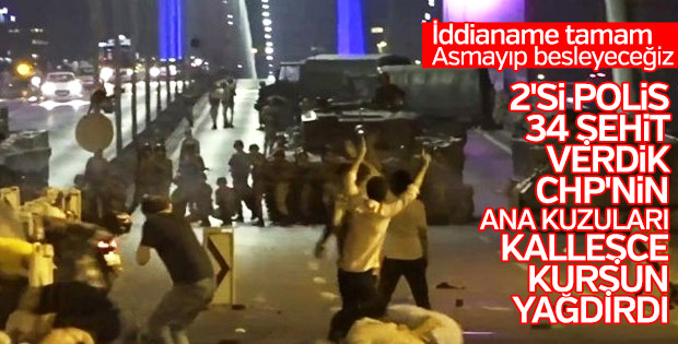 Şehitler Köprüsü iddianamesi tamamlandı