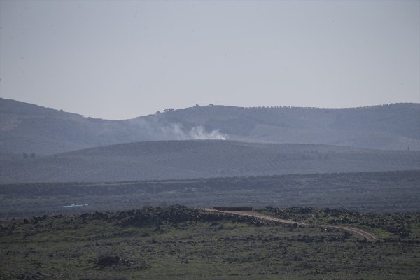 Afrin'deki PKK mevzileri vuruldu