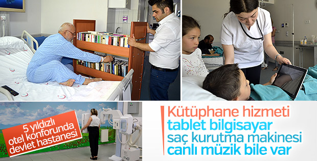 Otel konforunda devlet hastanesi