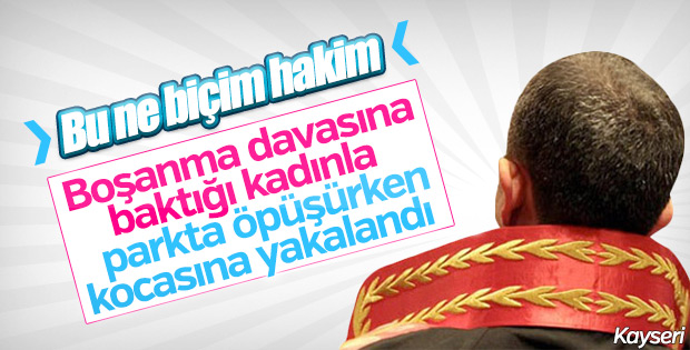 Eşini boşanma hâkimiyle yakaladı elini kana buladı