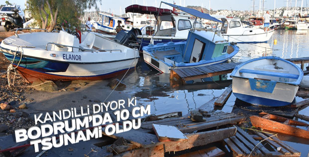 Kandilli Bodrum'daki dalgalara tsunami dedi