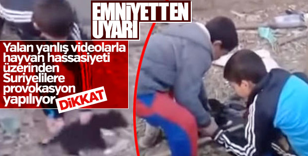 Emniyetten patileri kesilen köpekle provokasyon uyarısı