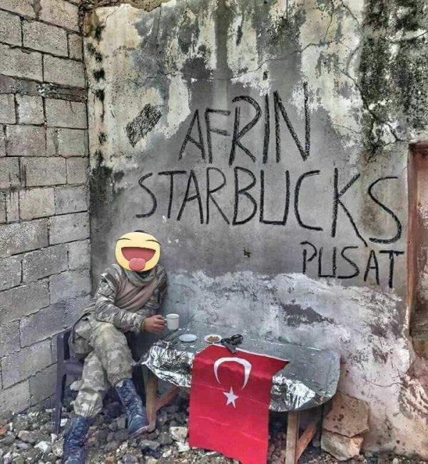 Afrin Starbucks açıldı
