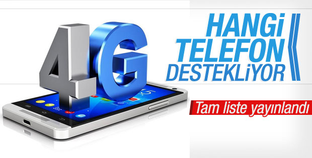 4.5G destekleyen telefonların tam listesi