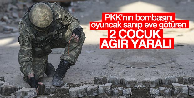 Şırnak'ta patlayıcıyla oynayan iki çocuk yaralandı