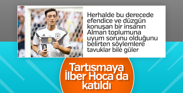 İlber Ortaylı: Mesut onurlu bir protestoyla formasını çıkardı