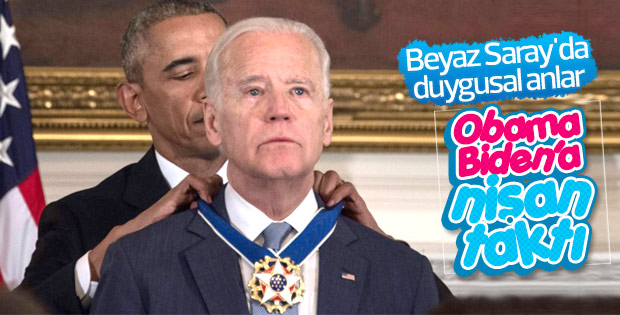 Obama'dan Joe Biden'a madalya
