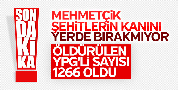 Etkisiz hale getirilen terörist sayısı: 1266
