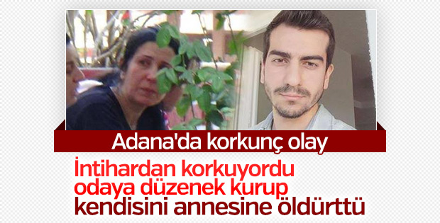 Adana'da bir genç kendisini annesine öldürttü