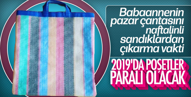 2019'da plastik poşetler ücretli olacak