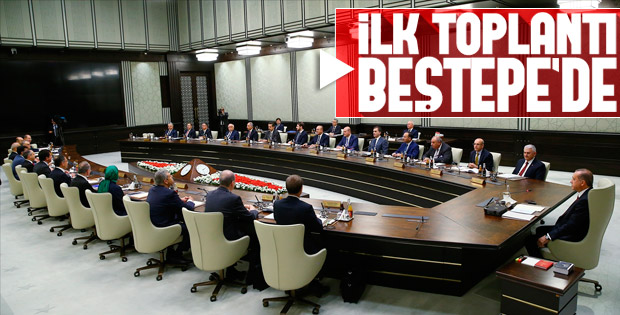 Bakanlar Kurulu Beştepe'de toplandı