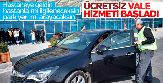 Mersin Şehir Hastanesi'nde vale hizmeti başladı
