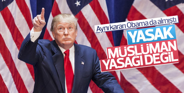 Trump tepkilere yanıt verdi