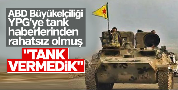 ABD: YPG'ye tank vermedik
