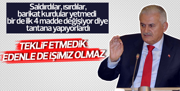 Başbakan Yıldırım: Anayasanın ilk 4 maddesi teminatımızdır