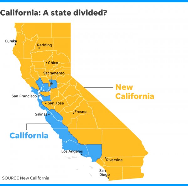 ABD'de Kaliforniya'nın bir bölümü bağımsızlık ilan etti