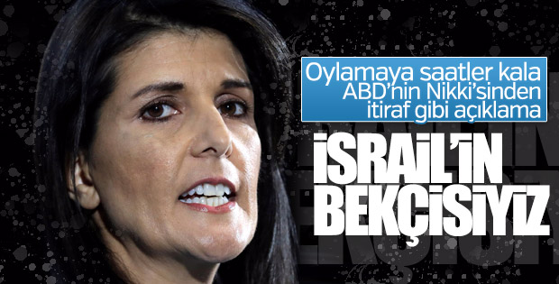 ABD'nin BM temsilcisinden İsrail itirafları