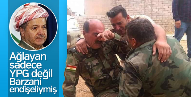 Bir 'endişeliyiz' mesajı da Barzani'den
