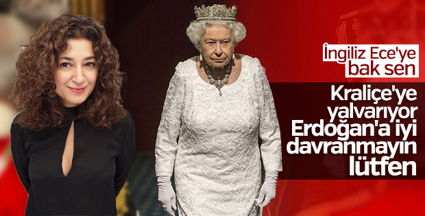 Ece Temelkuran Kraliçe Elizabeth'e yalvardı