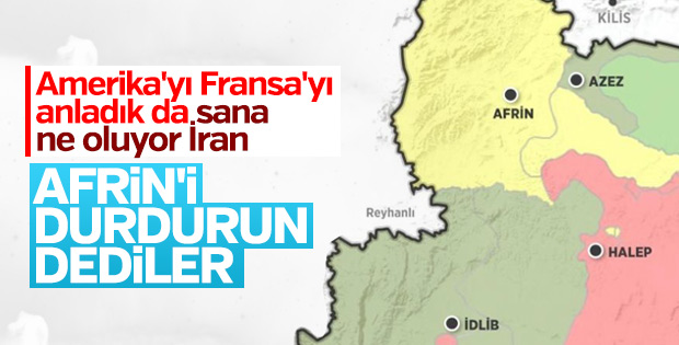 Zeytin Dalı Operasyonu'na İran'dan ilk tepki