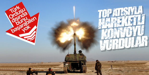 TSK imkansız hedefleri obüslerle 12'den vuruyor