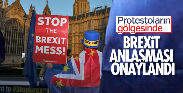 İngiltere’de Brexit anlaşması onaylandı