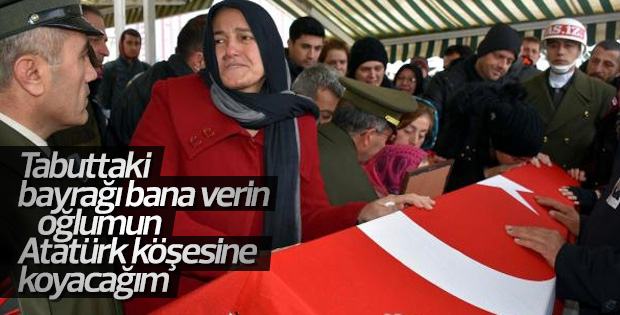 El Bab şehidi Akın Acar'a annesinin yürek yakan vedası