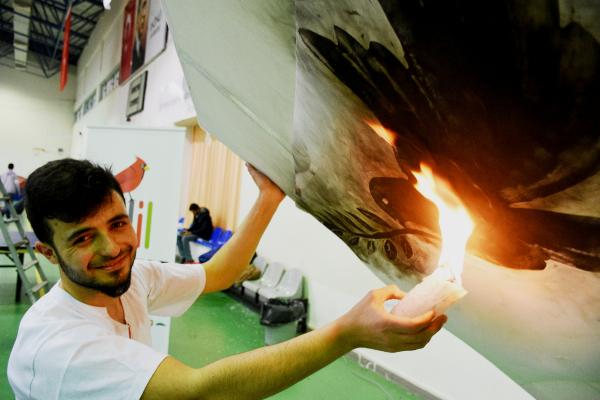 Malatya'da Zeytin Dalı Harekatı'na duman tekniğiyle destek