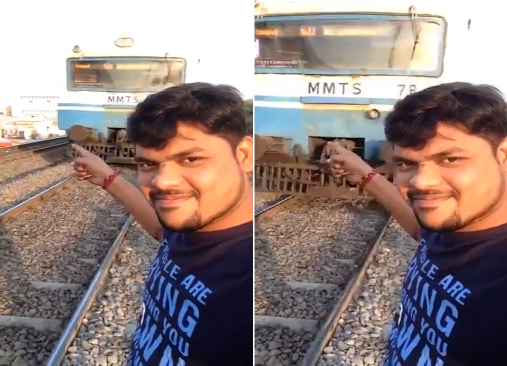 Hindistan'da selfie çekilmek isteyen adama tren çarptı