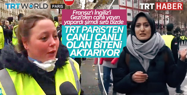 TRT World Paris'ten canlı yayında