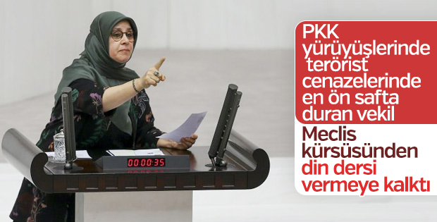 HDP'li Hüda Kaya, dini diline doladı