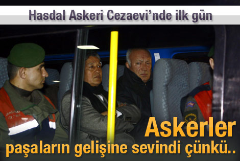 29 generalin cezaevindeki ilk günü