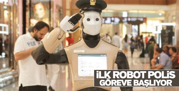 Dubai'de ilk robot polis görev başına geçiyor