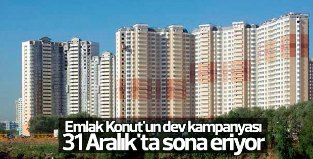 Emlak Konut GYO'nun kampanyası 31 Aralık'ta sona erecek