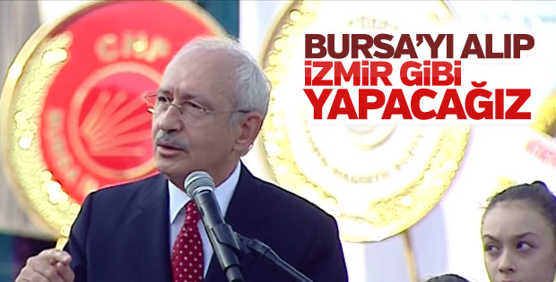 Kemal Kılıçdaroğlu Bursa'da konuştu