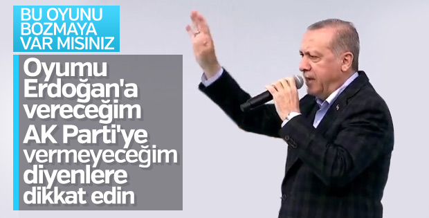 Cumhurbaşkanı Erdoğan: Birileri fitne kaynatıyor