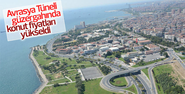 Avrasya Tüneli güzergahında konut fiyatları arttı