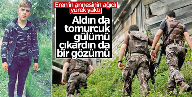 Eren Bülbül'ün annesinin yürek yakan ağıdı