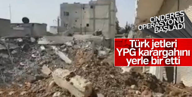 Cinderes havadan ve karadan bombalanıyor