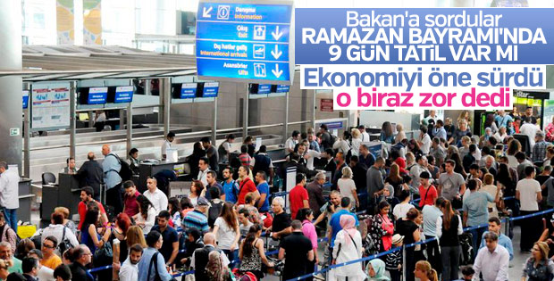 Bayram tatili 9 gün olacak mı