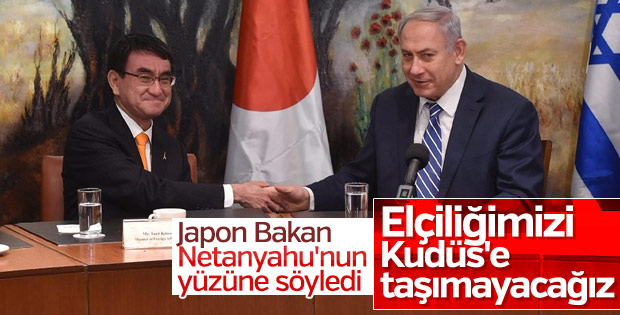 Japon Bakan Kono: Elçiliğimizi Kudüs'e taşımayız
