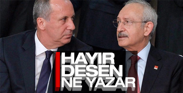 Muharrem İnce'den Kemal Kılıçdaroğlu'na örgüt tehdidi