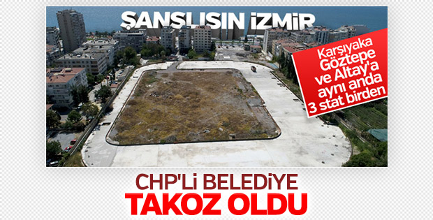 Alsancak Stadı'nın yapımına Konak Belediyesi engel oldu