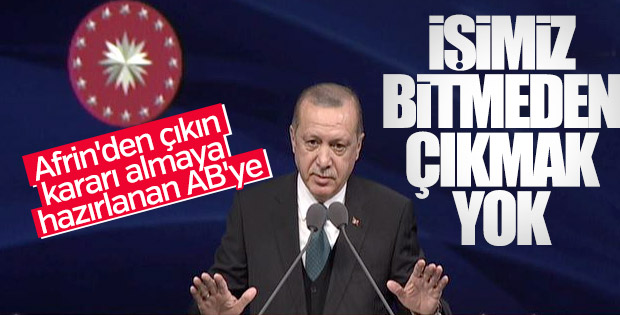 Cumhurbaşkanı'ndan terörle mücadele kararlılık mesajları