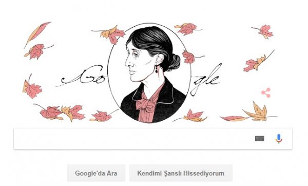 Google'ın Virginia Woolf doodle'ı