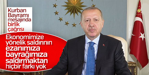 Başkan Erdoğan'ın Kurban Bayramı mesajı