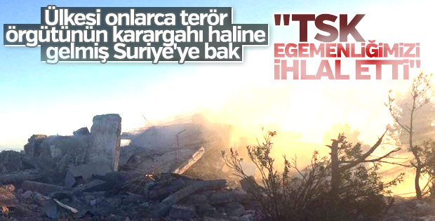 Suriye hükümetinden Türkiye'ye tepki