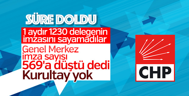 CHP'de imza için süre doldu