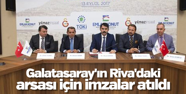 Galatasaray'ın Riva'daki arsası için imzalar atıldı