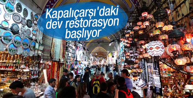 Kapalıçarşı'daki büyük restorasyon 2 ay içinde başlıyor